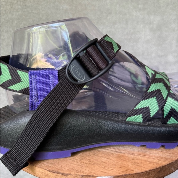 Chaco Z/1 Festival Vibram Outdoor Sandals Chevron Print Size 8 - Picture 7 of 10